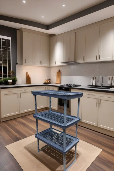 3'lü Raf Yükseltici- Dolap Içi Düzenleyici Antrasit - 3