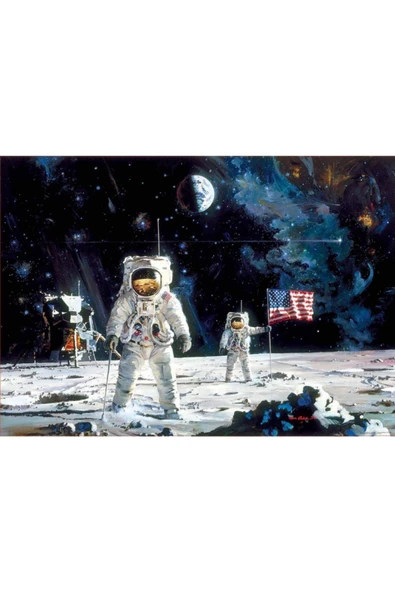 Puzzle 1000 Parça Ay Da Ilk Erkek 18459 - 2