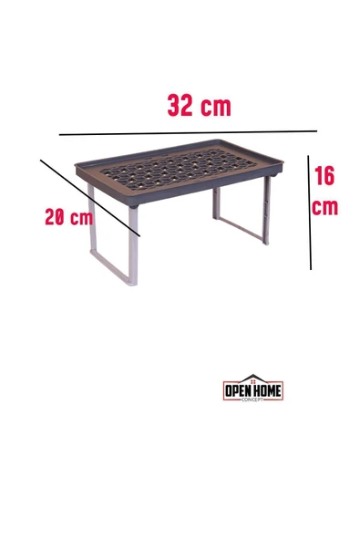 2'li Raf Yükseltici- Dolap Içi Düzenleyici Antrasit - 5