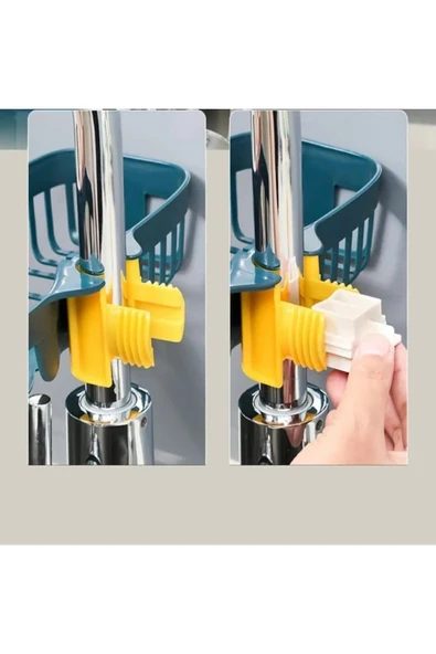 Bulaşık Süngeri Fırçası Mutfak Batarya Yanı Organizer Düzenleyici Aparatı - 2 ADET - 2
