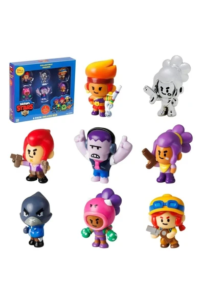 Brawl Stars 8'li Delüks Figür ürün görseli 1
