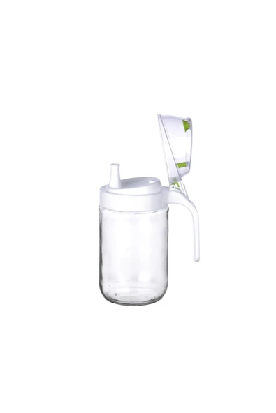 Plastik Damlatmaz Kapaklı Oilcon Yağlık 660ml Beyaz Kc-345 - 2