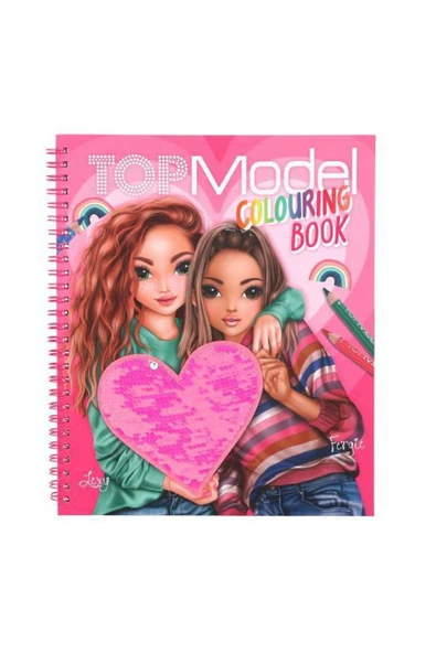 TOPModel Parıltılı Boyama Kitabı - 5