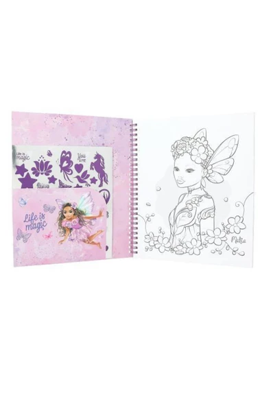 Payetlerle Boyama Kitabı Faıry Love - 3