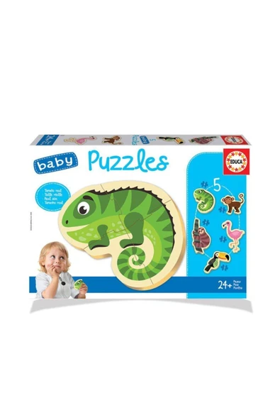 Baby Animals Tropik Hayvanlar Puzzle Yapboz