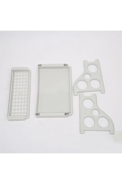 Tezgah Üstü Çok Amaçlı Elegance Organizer / Düzenleyici Beyaz - 3