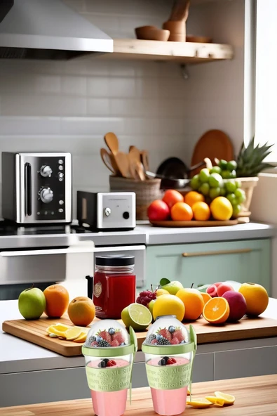 4 ADET Diyet & Kahvaltı için Çatal & Kaşıklı Kapaklı Yoğurt Müsli Salata Meyve Saklama Kabı - 600 ml - 2