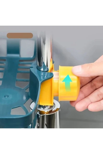 Bulaşık Süngeri Fırçası Mutfak Batarya Yanı Organizer Düzenleyici Aparatı - 1 ADET - 4