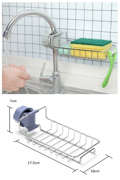 Mutfak ve Banyo Organizer Demir Raf Tek Kat - 2