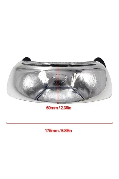 Motosiklet 180 Derece Tam Görüş Aynası, Motosiklet Dikiz Aynası 180 Derece Geniş Açı - 6