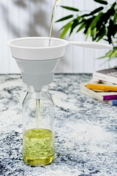 6'lı Set Akordiyon Katlanır Süzgeç Seti - Katlanır Çeyiz Seti 6 Parça - 4