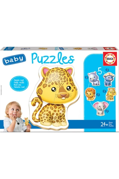 Baby Puzzles Vahşi Hayvanlar 24ay+
