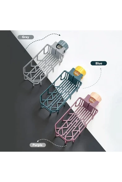 Bulaşık Süngeri Fırçası Mutfak Batarya Yanı Organizer Düzenleyici Aparatı - 2 ADET - 7