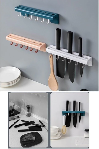 6 Kancalı Bıçak Askısı Ve Organizer - 2