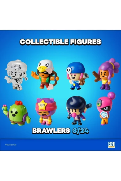 Brawl Star 8 Li Figür Seti - Model 1 - (SANDY SPİKE) - 6