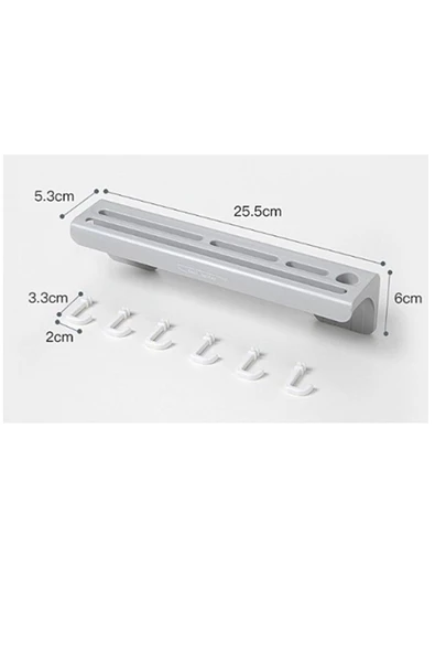6 Kancalı Bıçak Askısı Ve Organizer - 3