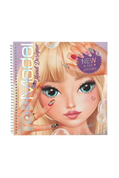 Topmodel Tırnak Tasarım Defteri Çıkartmalı