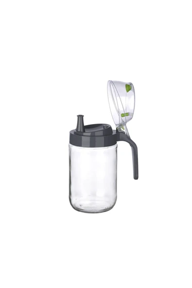 Damlatmaz Kapaklı Oilcon Yağdanlık 660ml Taş Gri - 5