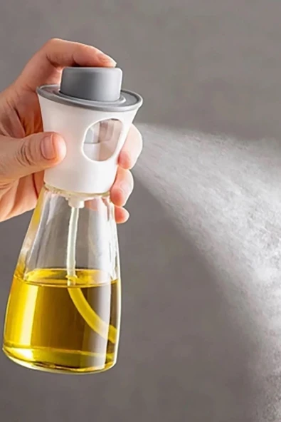 Cam Şişeli Spreyli 220 Ml Yağdanlık Sosluk Çok Amaçlı Sirkelik - 5