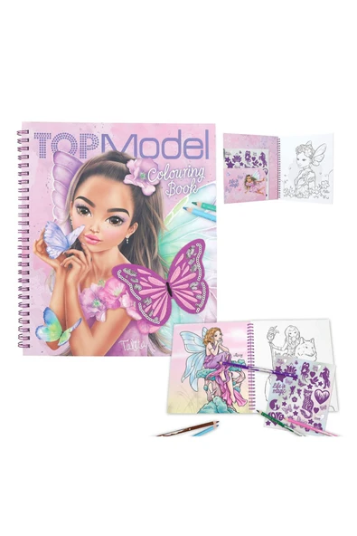 Topmodel Peri ve Masal Hayvanları Boyama Kitabı - 2