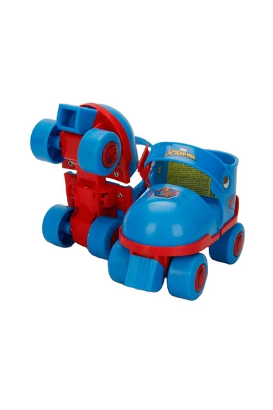 Spiderman Çantalı Dizlik ve Dirseklikli 4 Teker Paten Seti - (22 - 29 Numara için Ayarlanabilir) - 2