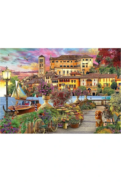Educa 1500 Parça İtalya'da Gezinti Yolu Puzzle - 19562 - Italian Promenade