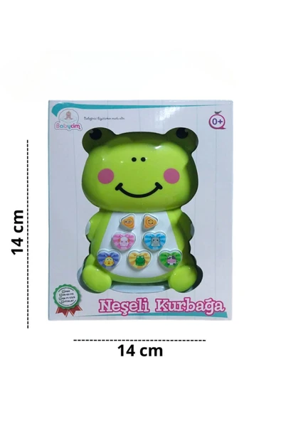 Neşeli Kurbağa Telefon Müzik Ses Hayvanlar ve Işıklar Farklı Oyun Modları - 4