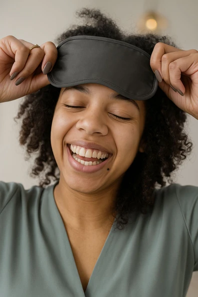 Rahat Uykular Siyah Uyku Bandı - 3