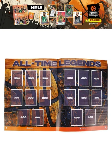 2024-25 Turkish Airlines Euroleague Çıkartma Albümü 10 Adet Sticker Hediyeli - 4