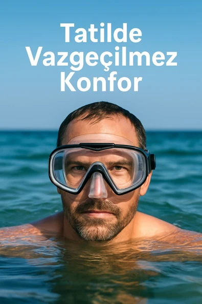 Silikon Profesyonel Yüzücü Gözlük - 4