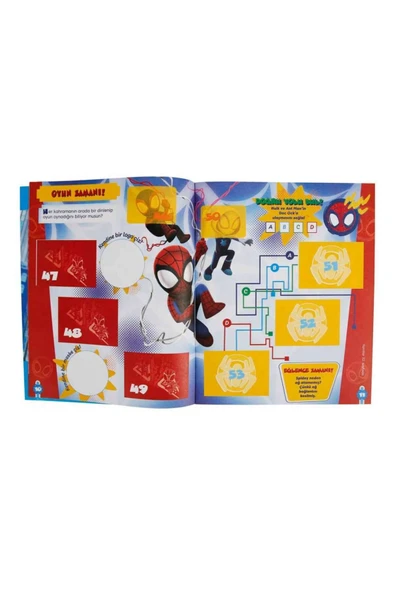 Lisanslı Spidey Mega Başlangıç Paketi Album+10 Paket(50 Stickers) Çıkartma - 4