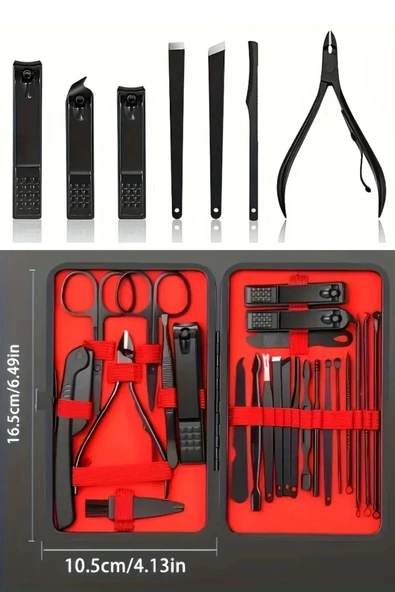 Profesyonel Tırnak Bakım Çantası | 24'lü Set - 2