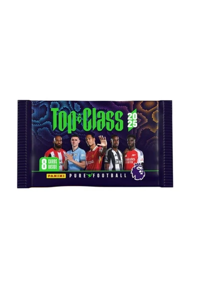 Panini Top Class 2025 Premier League Koleksiyon Futbolcu Kartları  (16 Paket & 128 Adet Kart ) - 2