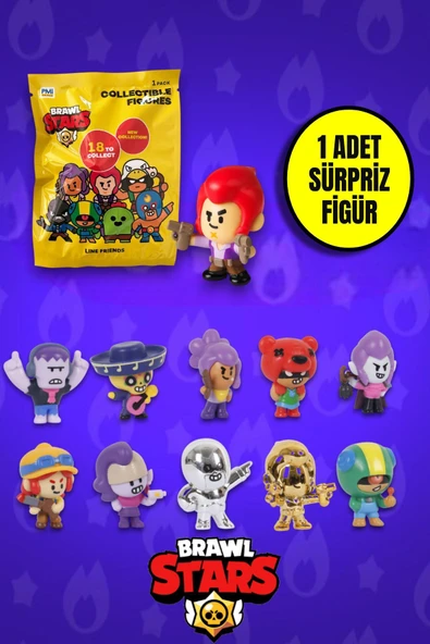 1 Adet Brawl Stars Sürpriz Figür Seri 2 ürün görseli