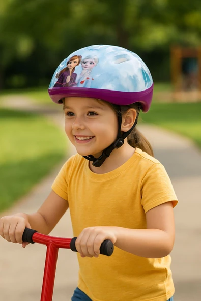 Ayarlanabilir Frozen Spor Kaskı – 52-56 cm