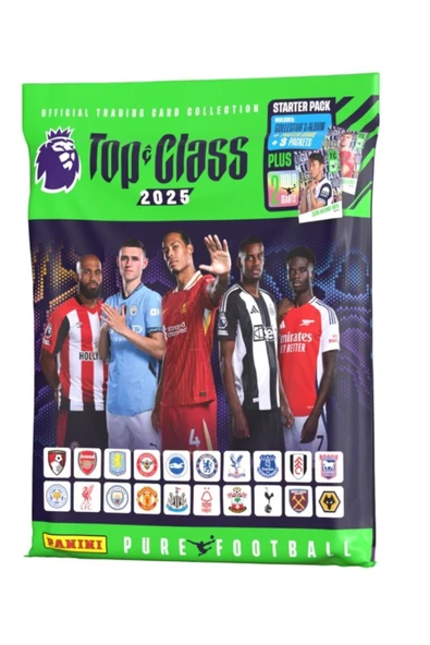 Panini Top Class 2025 Premier League Koleksiyon Futbolcu Kartı Albüm Dergi 24 Adet Kart+2 Holo Kart - 5
