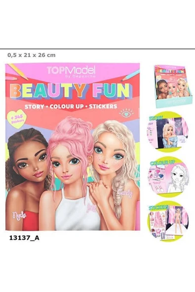 Güzellik ve Eğlence Boyama Kitabı