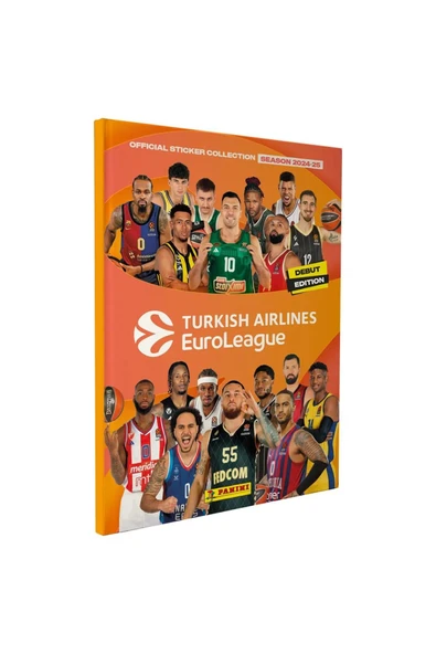 2024-25 Turkish Airlines EuroLeague Panini Official Sticker Collection Hardcover-Bundle Ltd Edition - 4