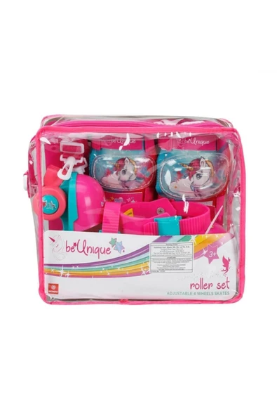 Çocuk Unicorn 4 Teker Paten Dizlik Dirseklik Seti 22-29 - 3