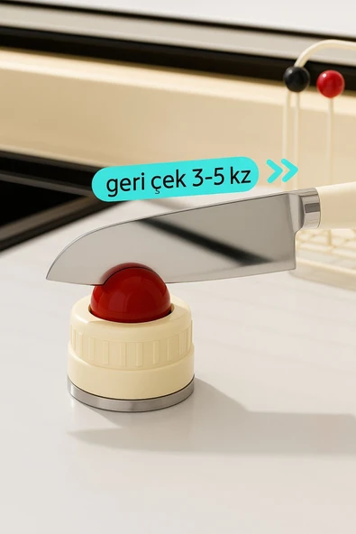 Vantuzlu Pratik Bıçak Bileyici - 3