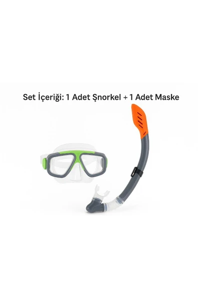 Havuz-Deniz Maske Ve Şnorkel Set +8 Yaş - 2