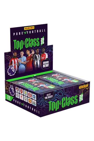 Premier League Top Class Trading Cards 2025 - 24'lü Kutu (192 Kart)