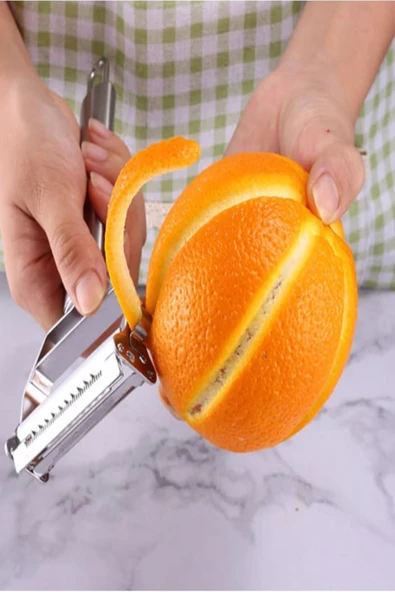 Paslanmaz Çelik Jülyen Soyacak Pratik Sebze Soyucu - 3