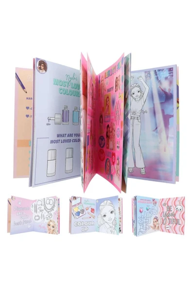 Güzellik ve Eğlence Boyama Kitabı - 2