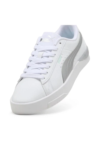 Puma Jada Classic Aqua Metallics 400737 01 Kadın Sneaker Ayakkabı Beyaz Gümüş 36-40 - 5