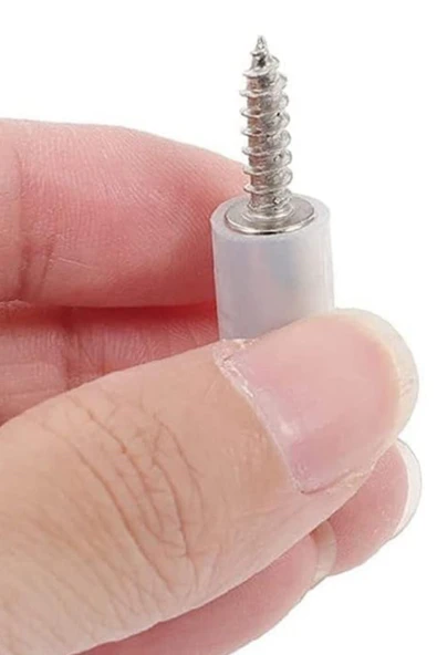 ® 30 Adet Dayanıklı Metal Raf Tutucu Raf Pimi - 3