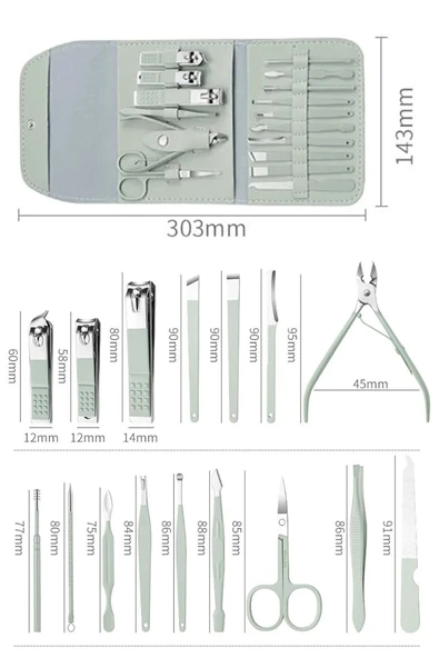 16 Parça Manikür & Pedikür Seti - 5