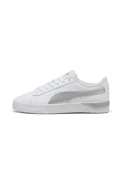 Puma Jada Classic Aqua Metallics 400737 01 Kadın Sneaker Ayakkabı Beyaz Gümüş 36-40