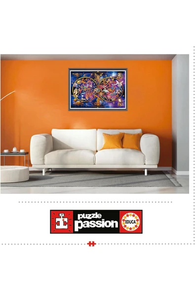 Educa 1000 Parça Takımyıldızları Neon Karanlıkta Parlayan Puzzle - 19561 - Constellations - 4