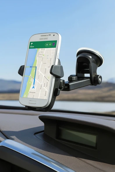 360° Dönebilen Vantuzlu Araç Telefon Tutucu - 3